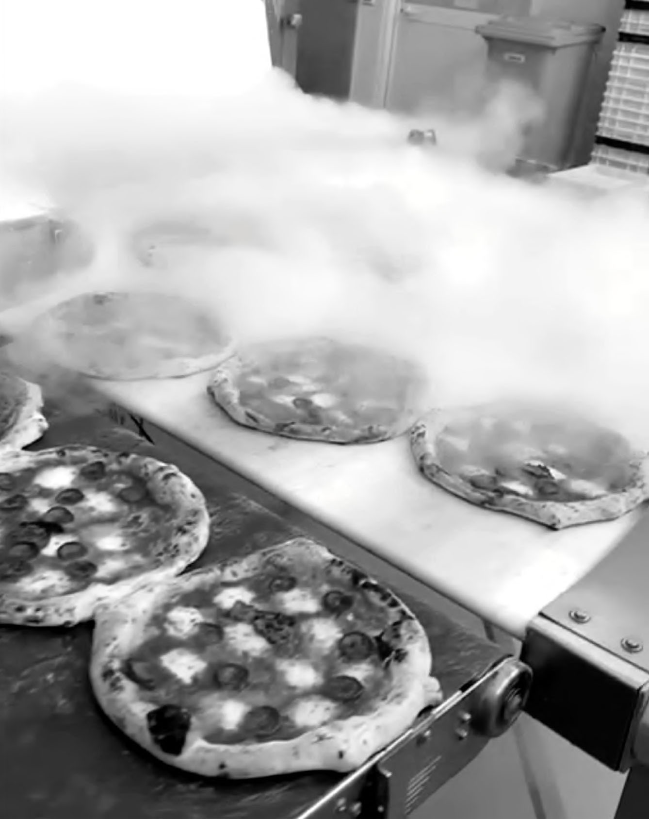 Baking and Blast Freezing Process